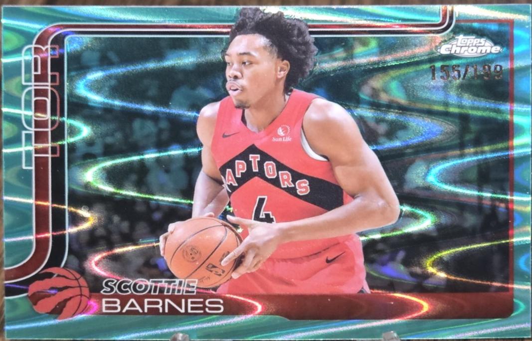 Scottie Barnes [RayWave Aqua Refractor] #203