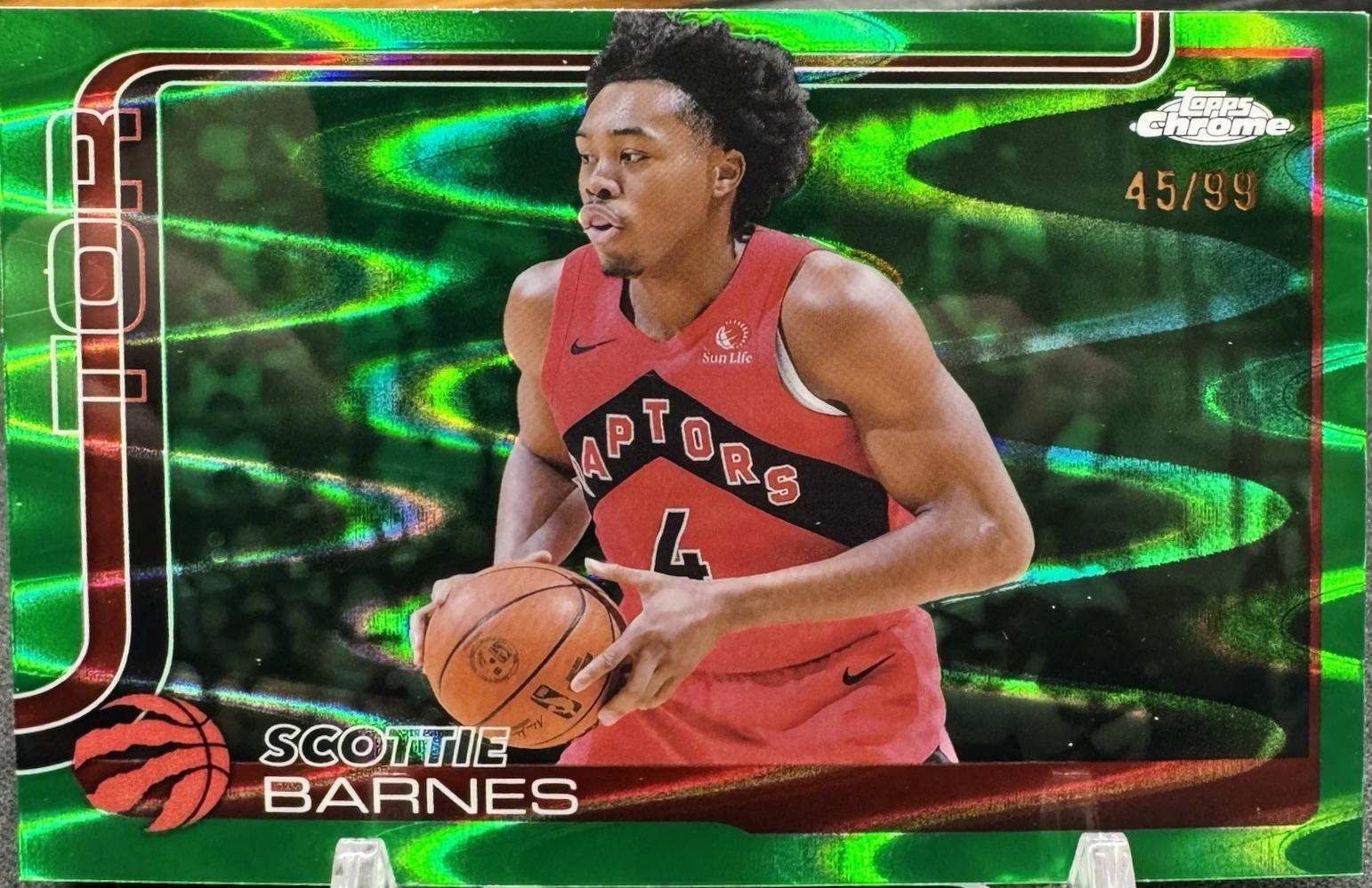 Scottie Barnes [RayWave Green Refractor] #203