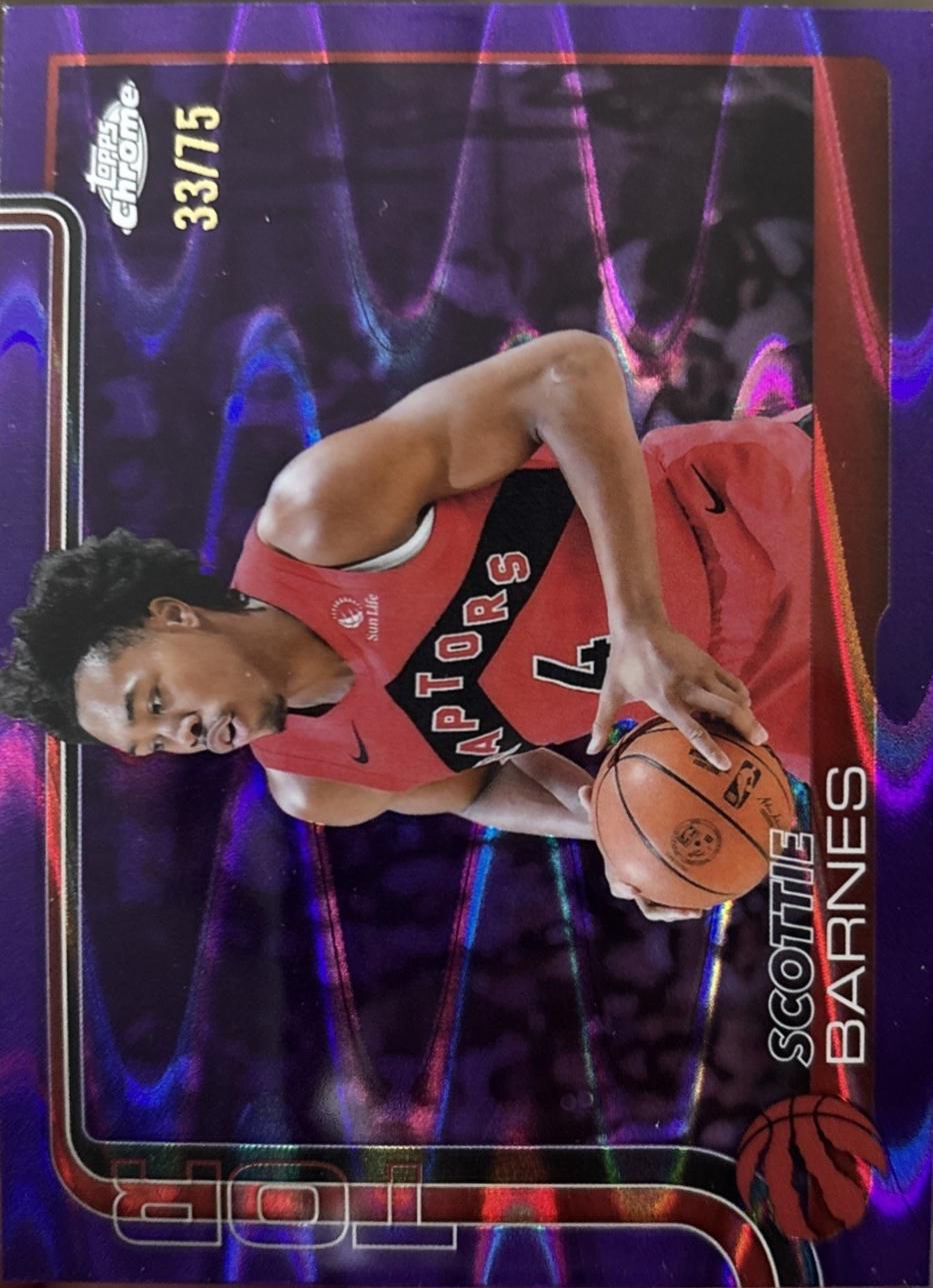 Scottie Barnes [RayWave Purple Refractor] #203