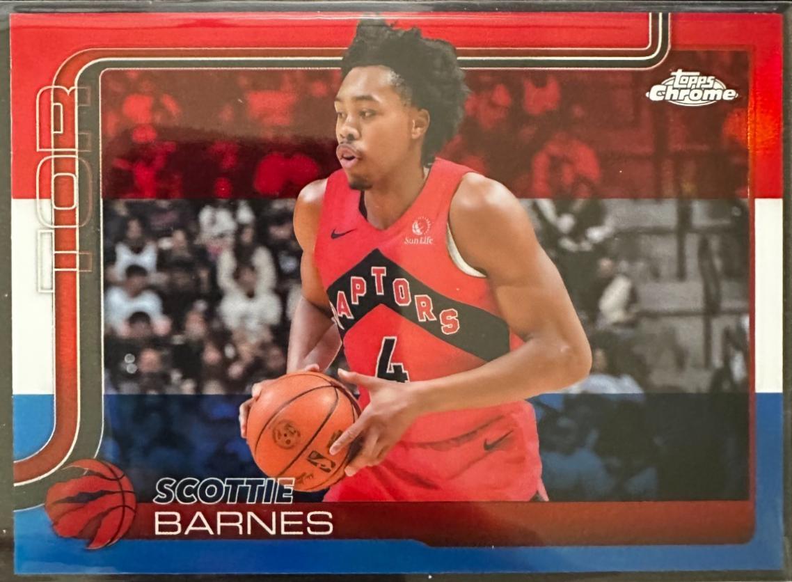 Scottie Barnes [Red White Blue Refractor] #203