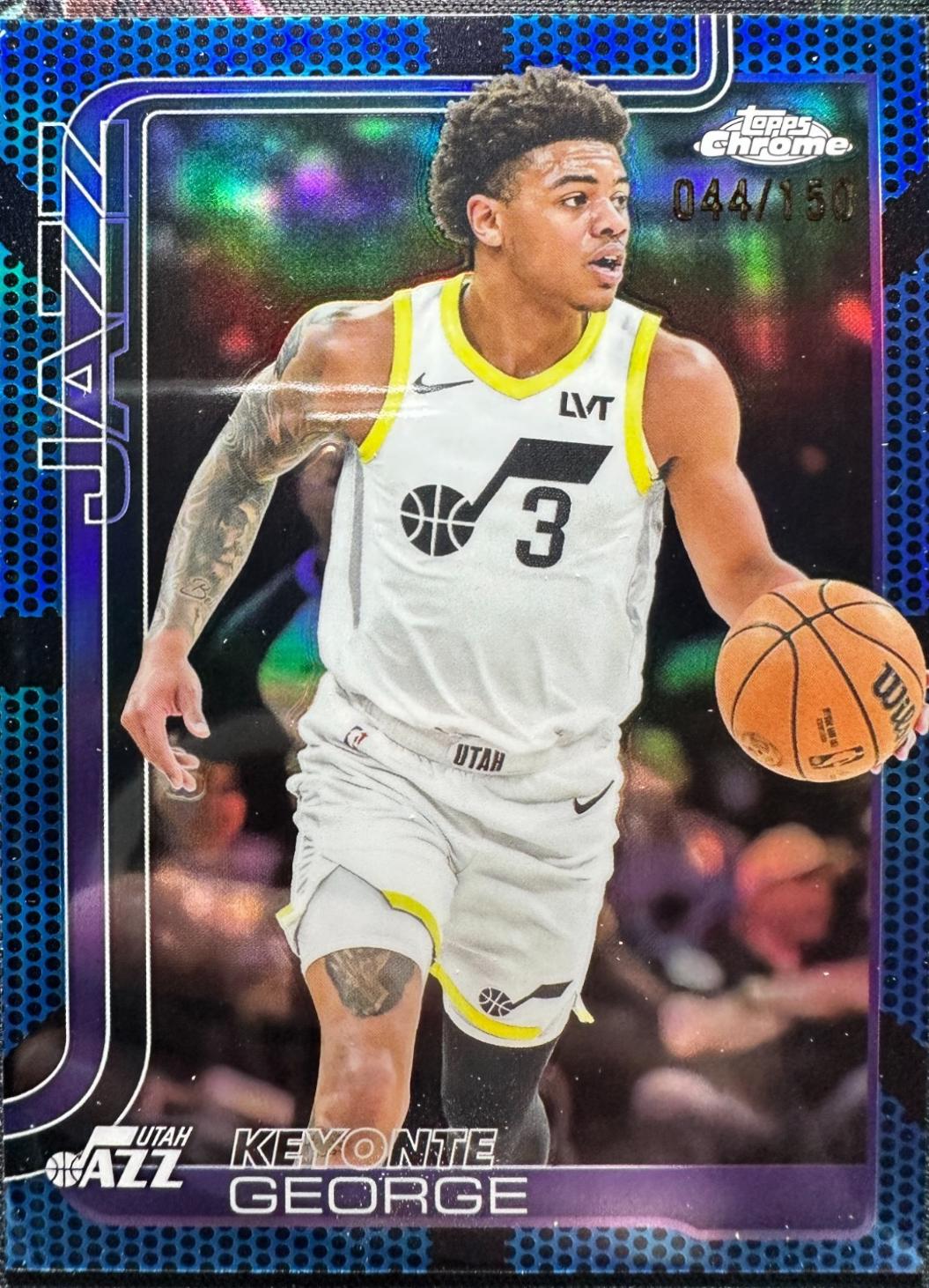 Shaedon Sharpe [Blue Basketball Refractor] #150