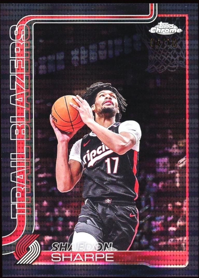 Shaedon Sharpe [Pulsar Black Refractor] #150