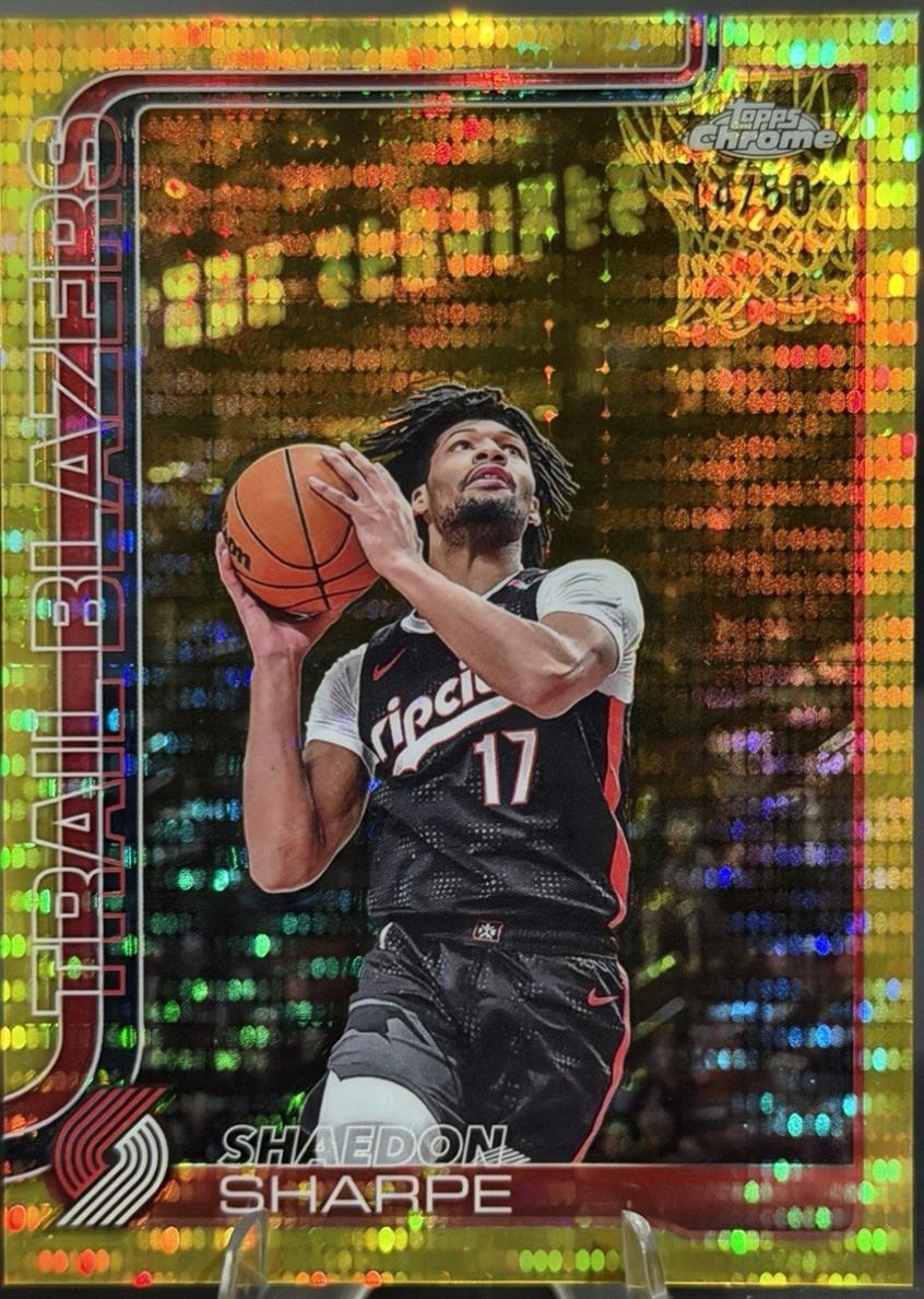 Shaedon Sharpe [Pulsar Gold Refractor] #150