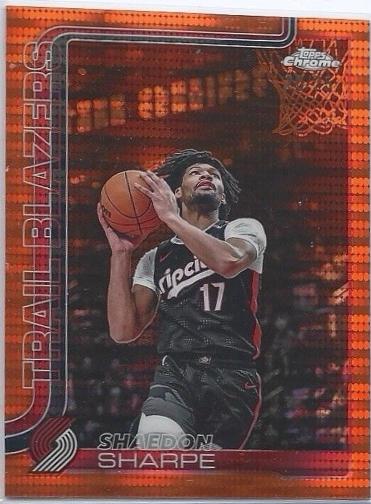 Shaedon Sharpe [Pulsar Orange Refractor] #150