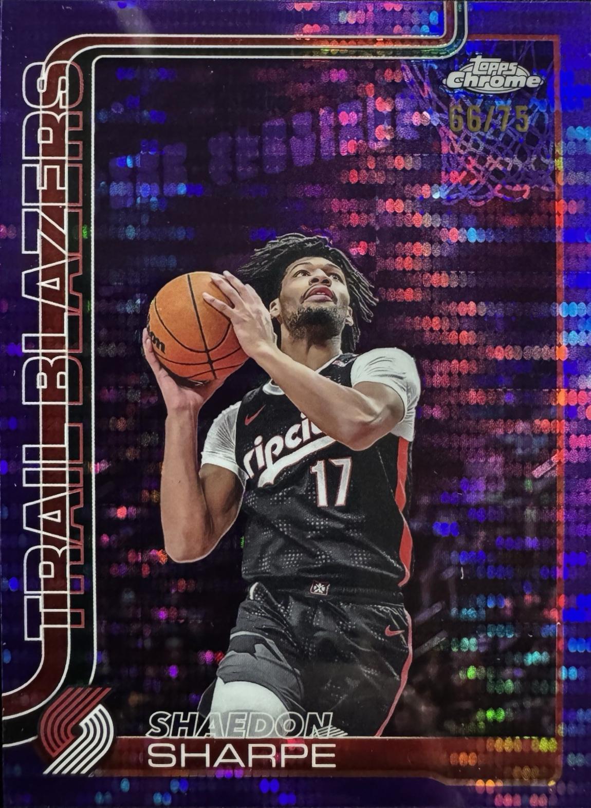 Shaedon Sharpe [Pulsar Purple Refractor] #150