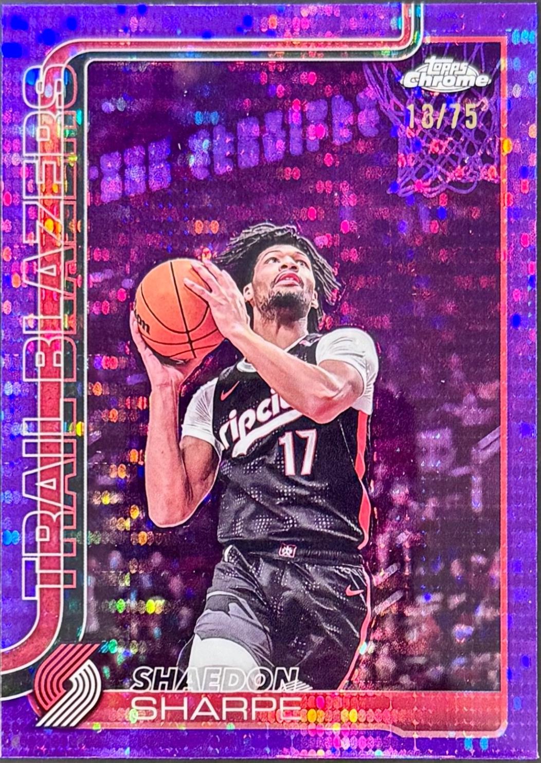 Shaedon Sharpe [Purple Refractor] #150
