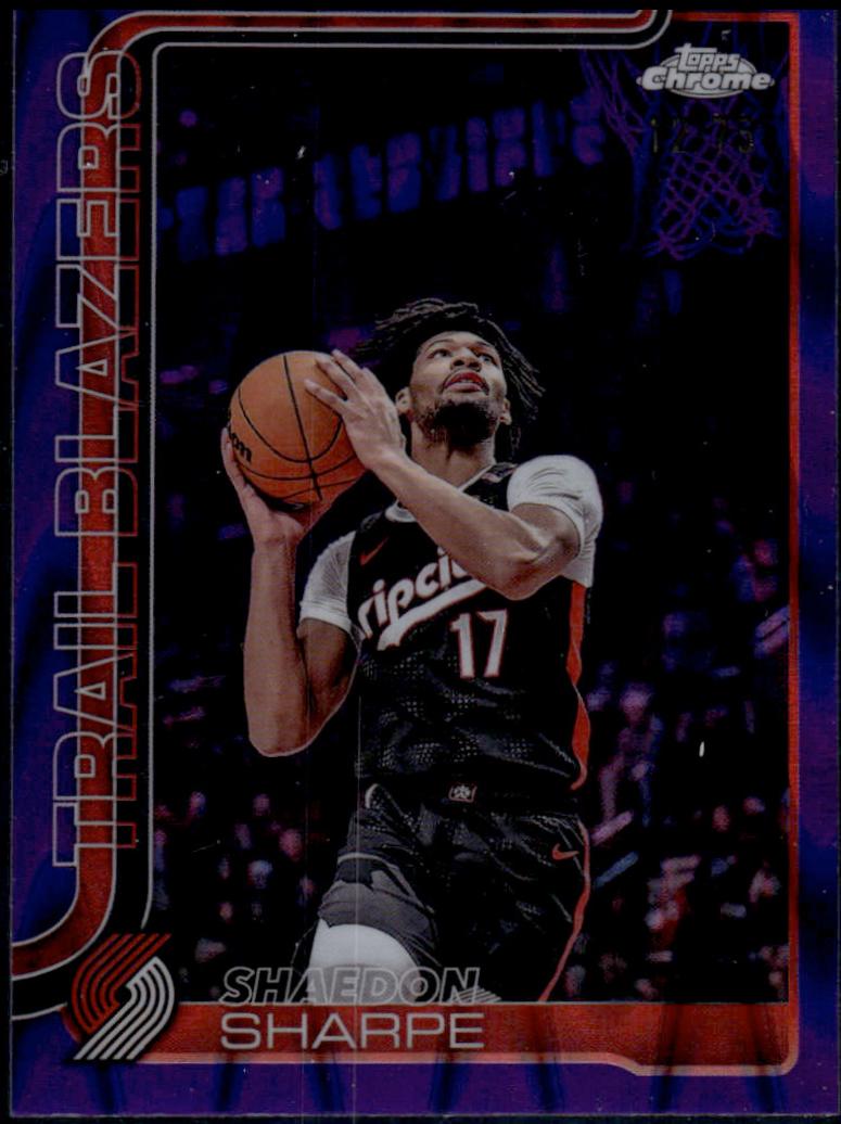 Shaedon Sharpe [RayWave Purple Refractor] #150