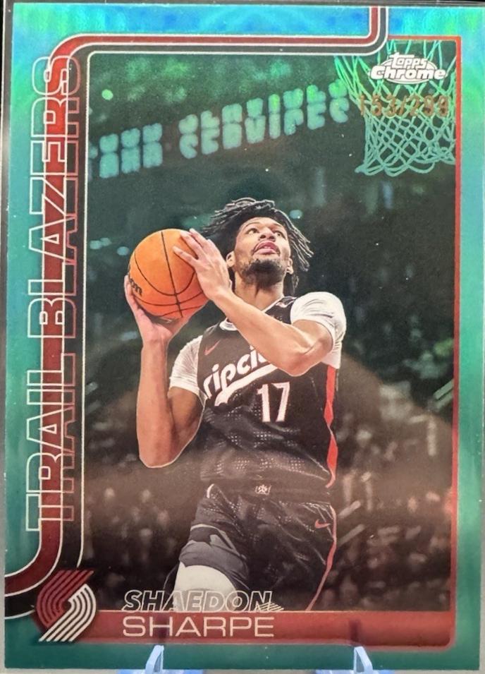 Shaedon Sharpe [Teal Refractor] #150