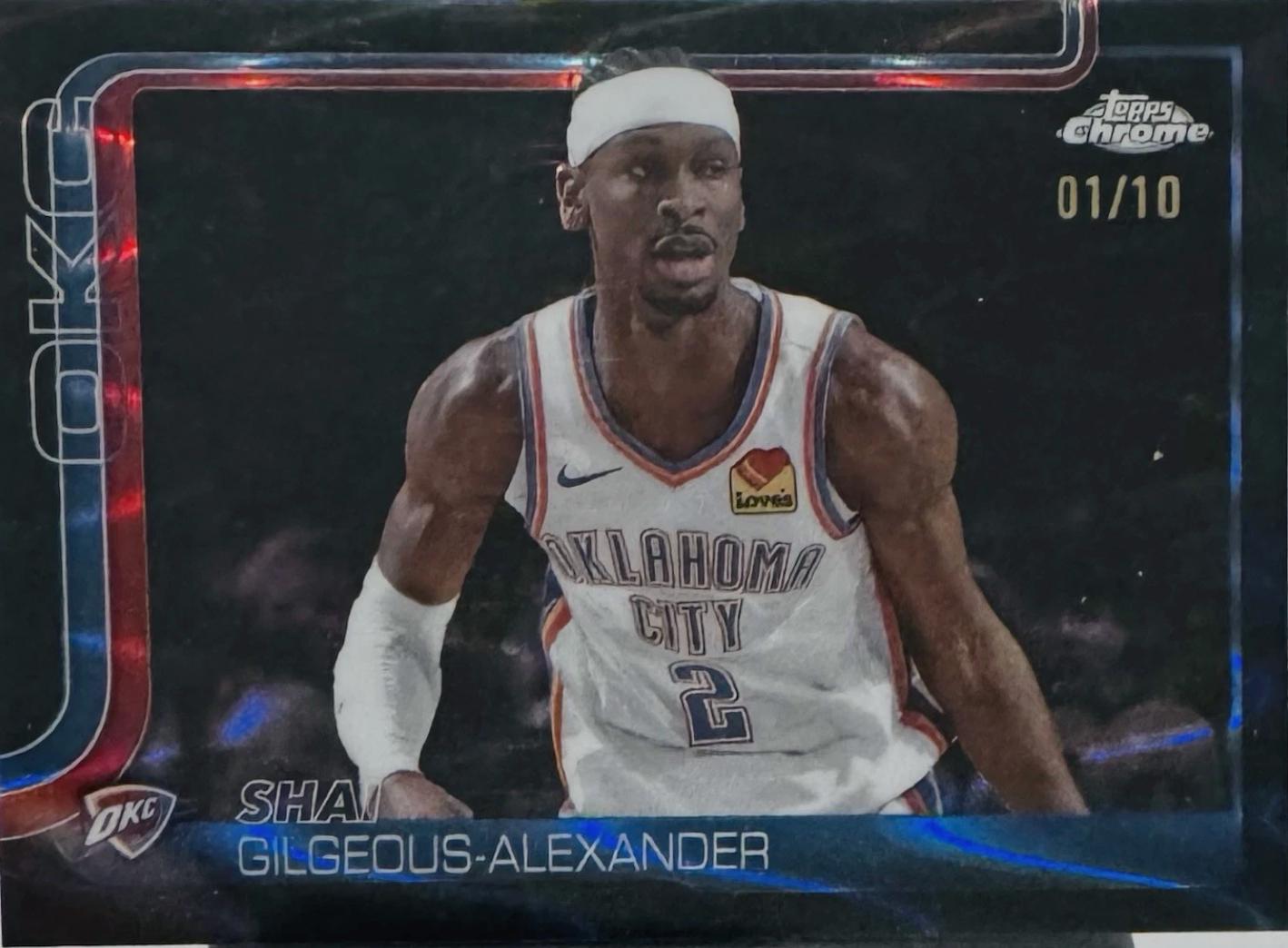 Shai Gilgeous-Alexander [Black Basketball Refractor] #141