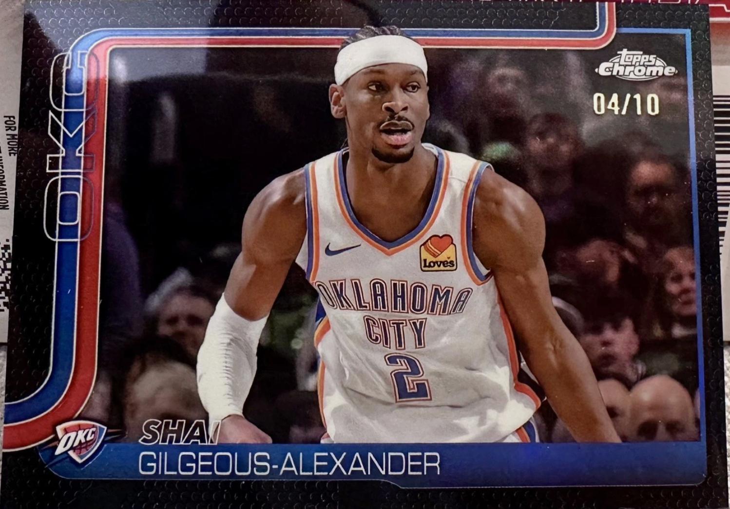 Shai Gilgeous-Alexander [Black Refractor] #141