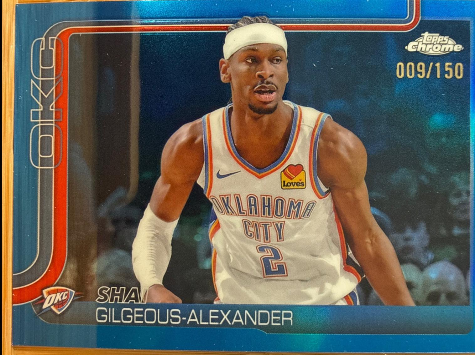 Shai Gilgeous-Alexander [Blue Basketball Refractor] #141