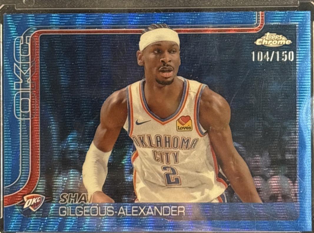 Shai Gilgeous-Alexander [Blue Wave Refractor] #141