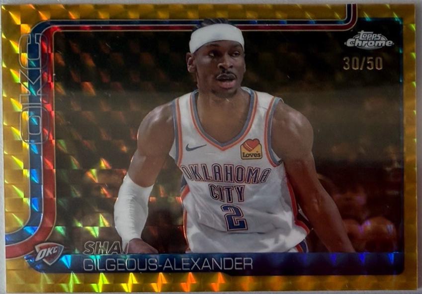 Shai Gilgeous-Alexander [Gold Geometric Refractor] #141
