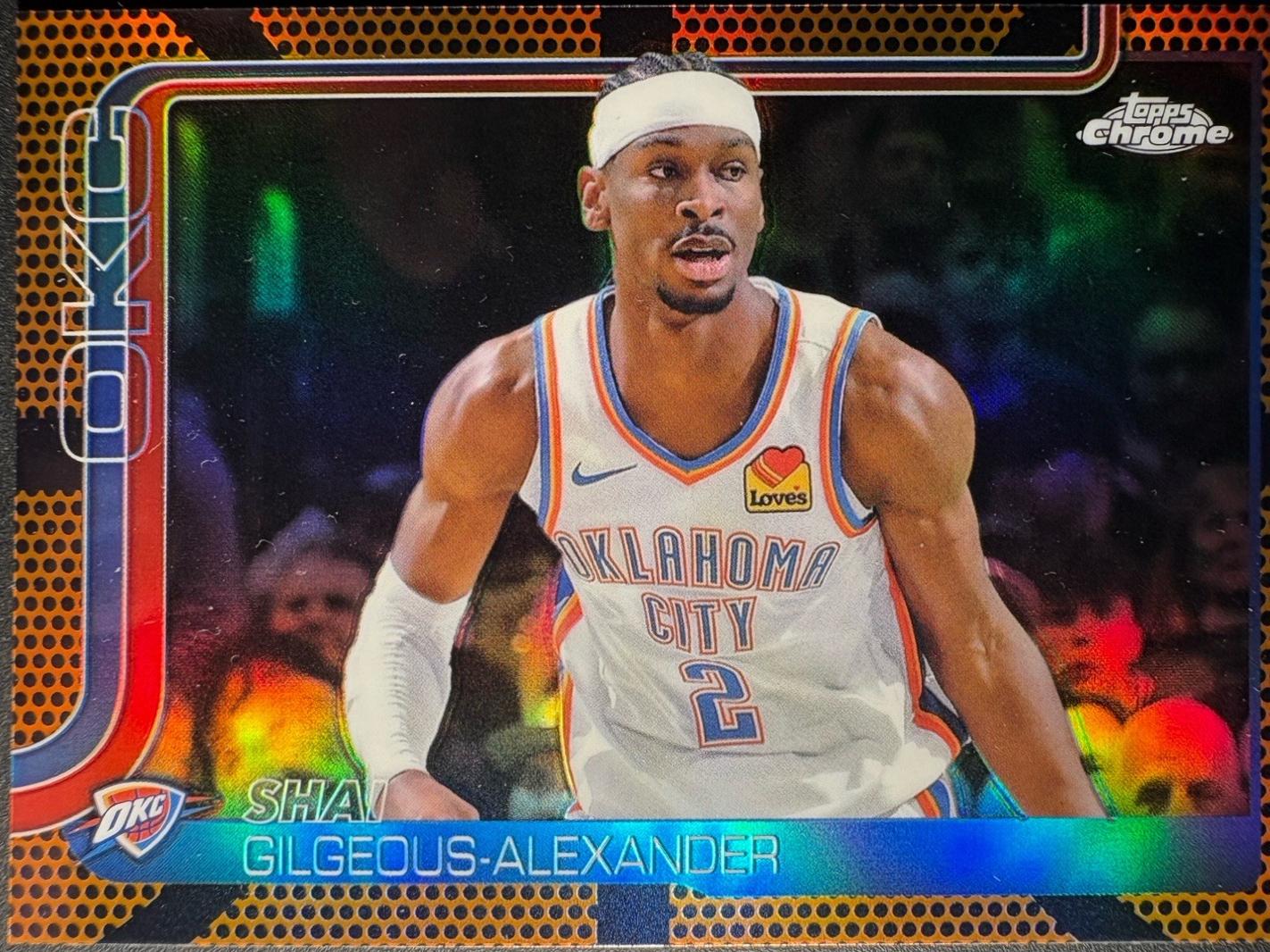 Shai Gilgeous-Alexander [Orange Basketball Refractor] #141