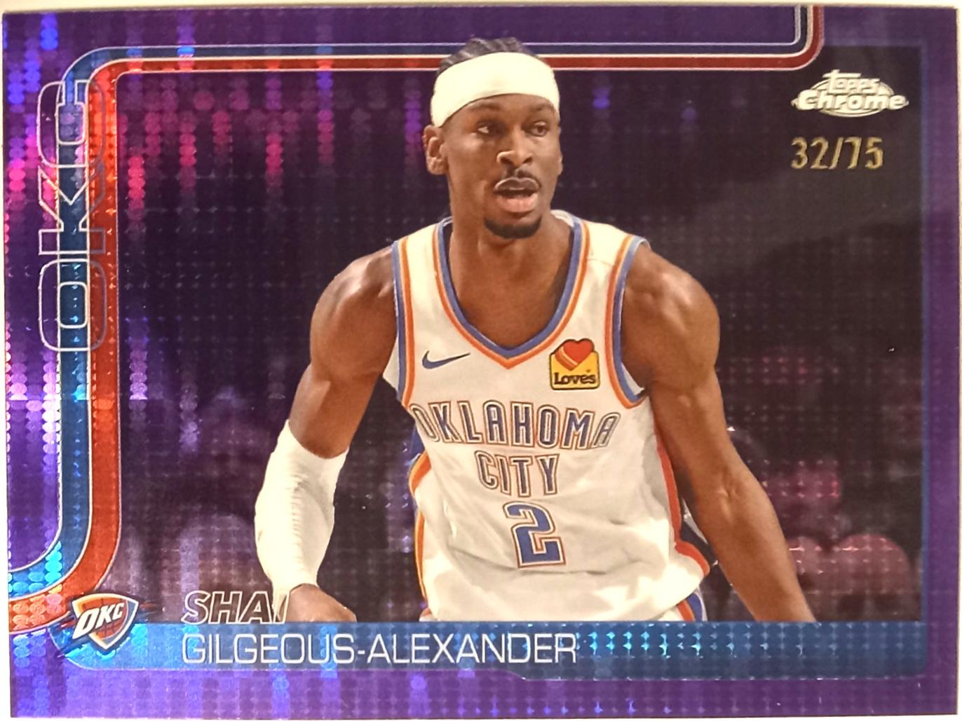 Shai Gilgeous-Alexander [Pulsar Purple Refractor] #141