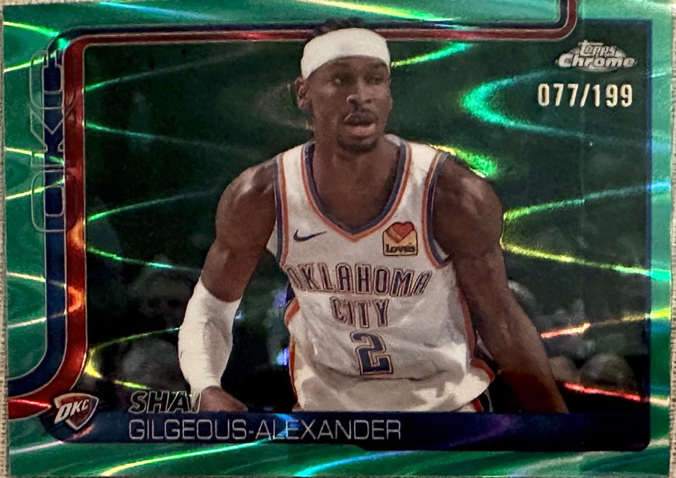 Shai Gilgeous-Alexander [RayWave Aqua Refractor] #141
