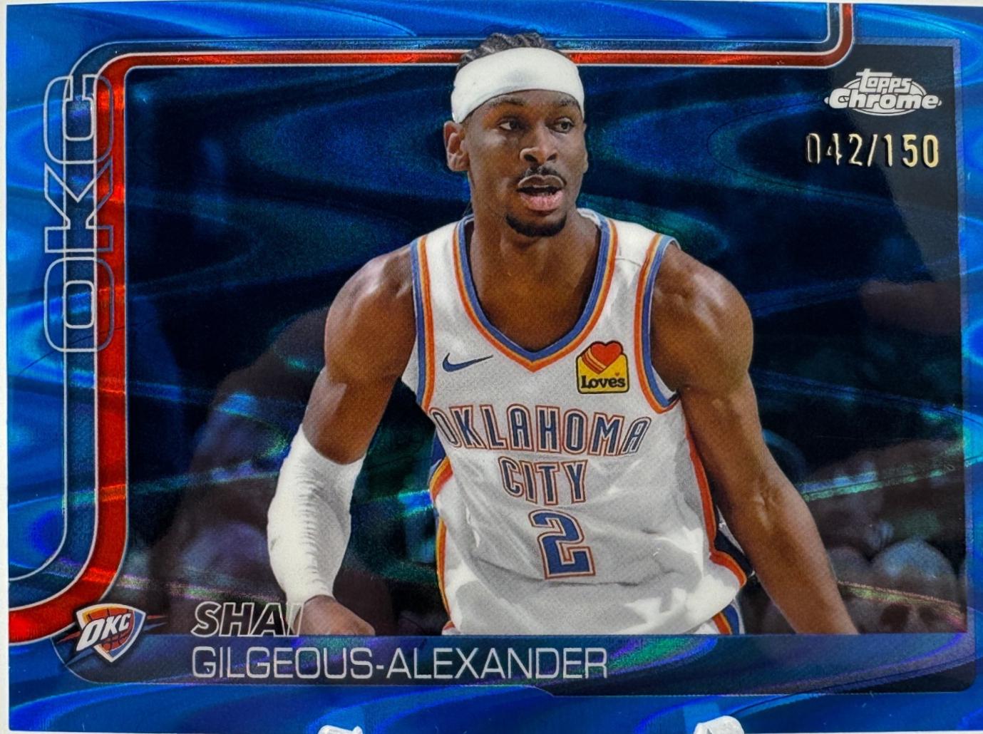 Shai Gilgeous-Alexander [RayWave Blue Refractor] #141