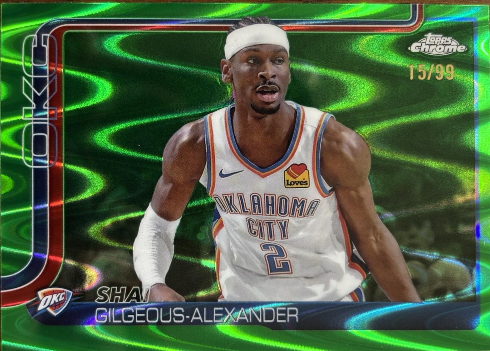 Shai Gilgeous-Alexander [RayWave Green Refractor] #141