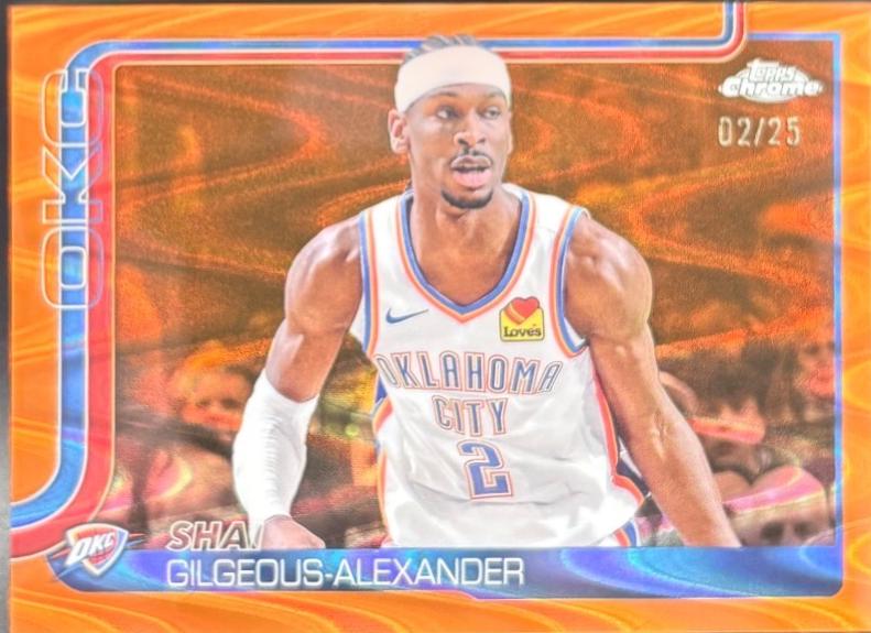 Shai Gilgeous-Alexander [RayWave Orange Refractor] #141