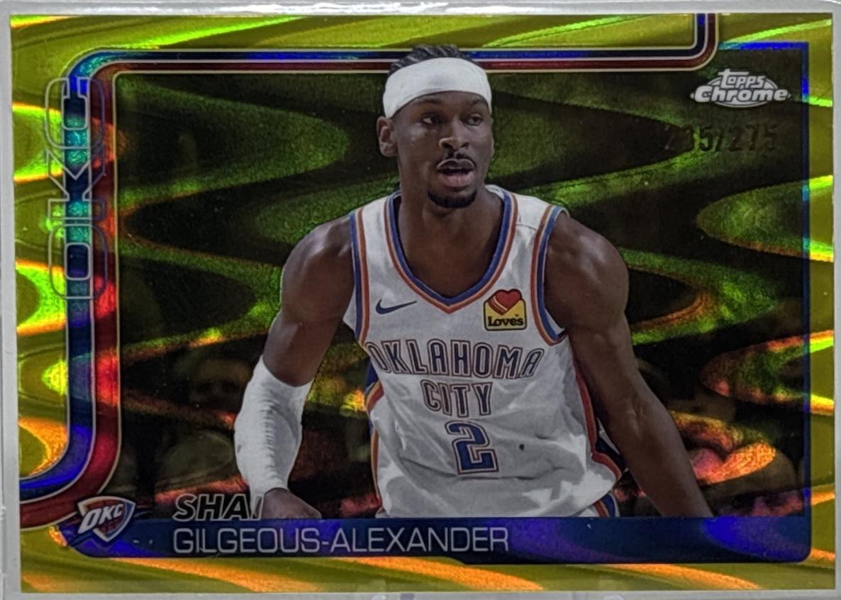 Shai Gilgeous-Alexander [RayWave Yellow Refractor] #141