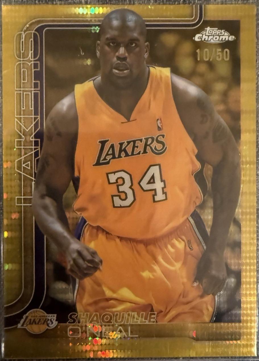 Shaquille O'Neal [Gold Wave Refractor] #242