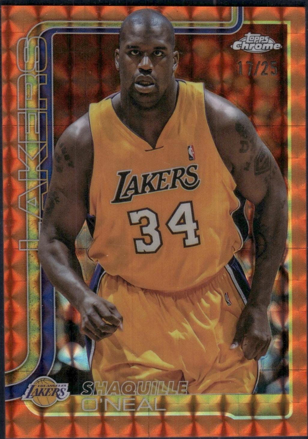Shaquille O'Neal [Orange Geometric Refractor] #242