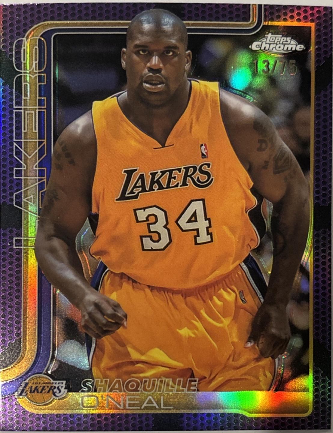 Shaquille O'Neal [Purple Basketball Refractor] #242