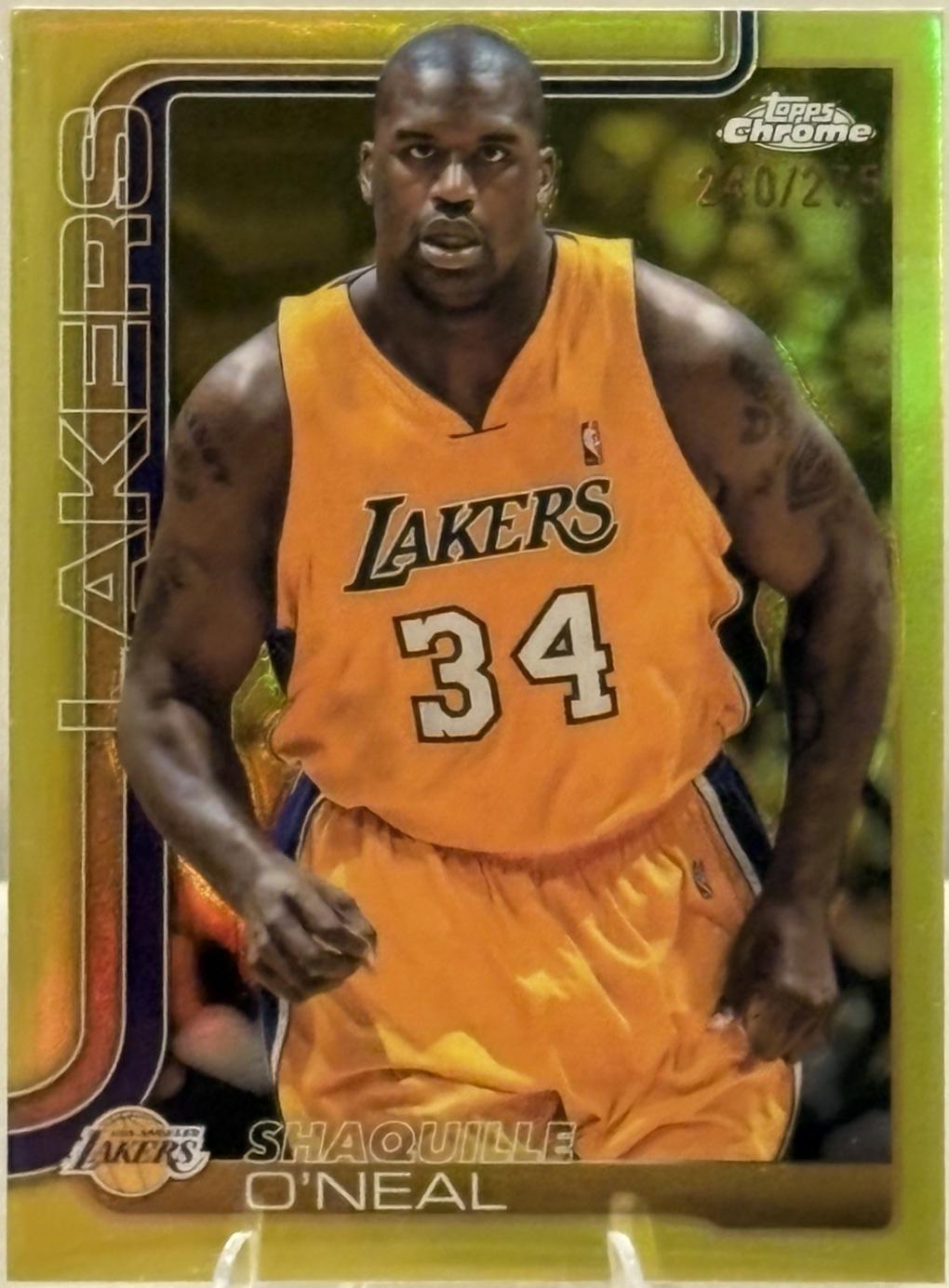 Shaquille O'Neal [Yellow Refractor] #242