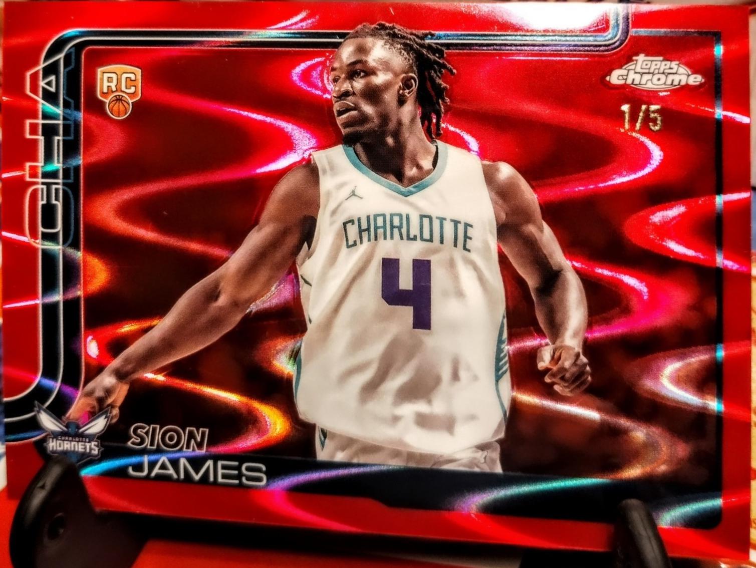 Sion James [Red Wave Refractor] #283