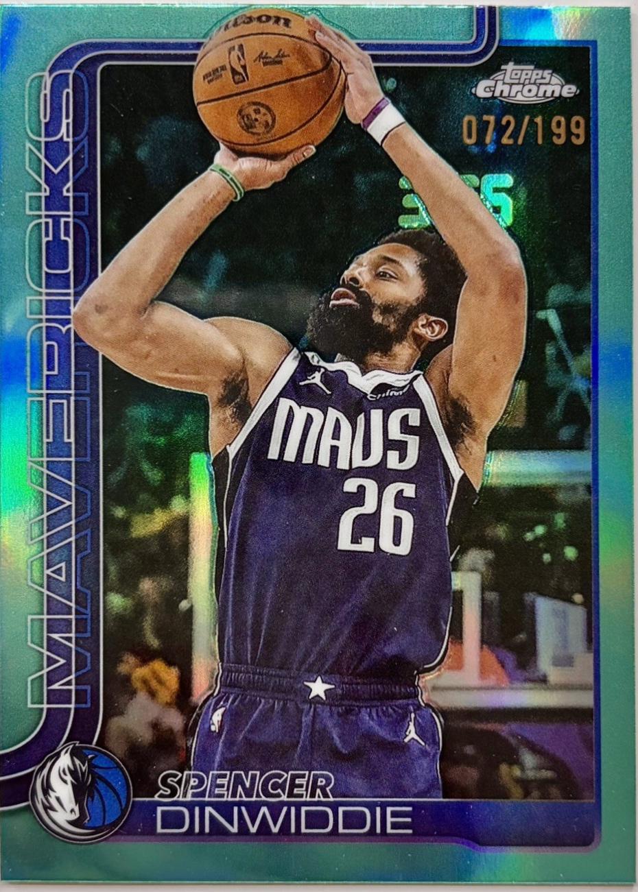 Spencer Dinwiddie [Aqua Basketball Refractor] #13