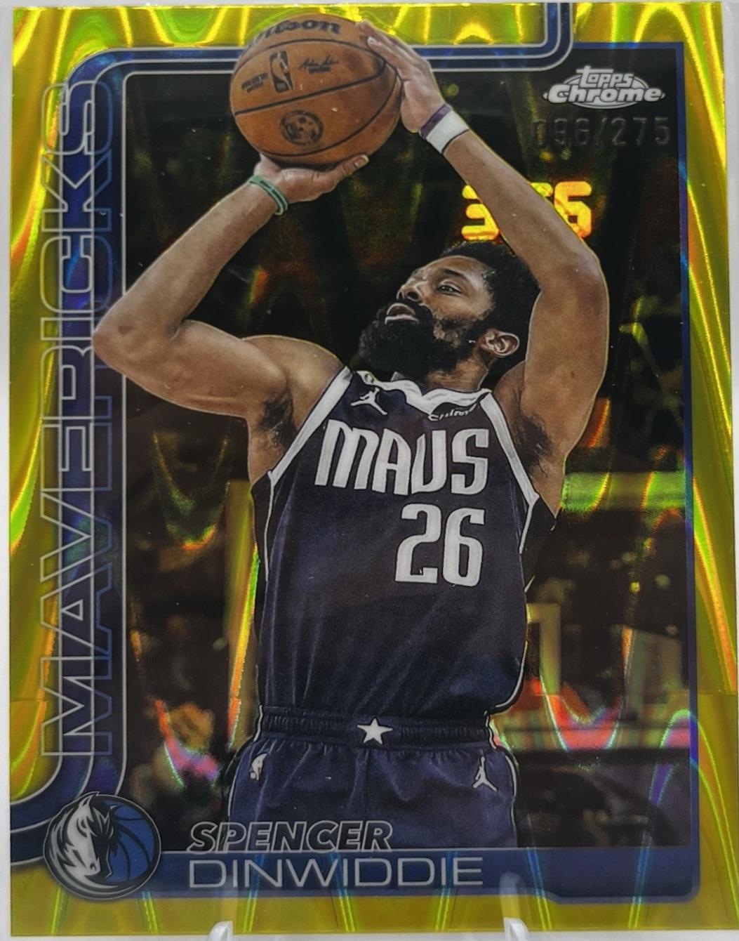 Spencer Dinwiddie [RayWave Yellow Refractor] #13