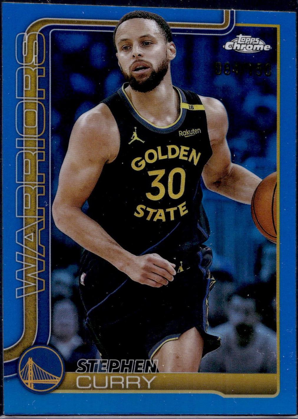 Stephen Curry [Blue Refractor] #201