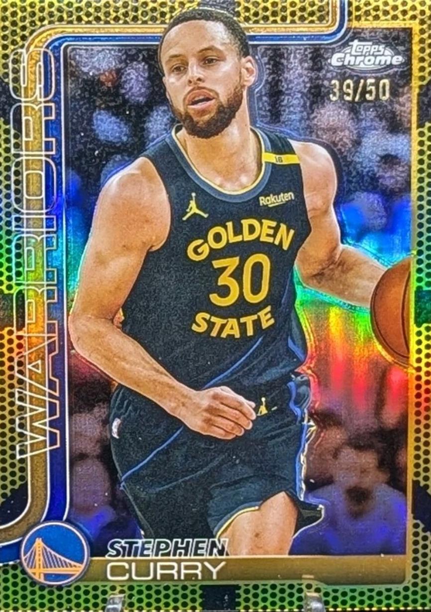 Stephen Curry [Gold Basketball Refractor] #201