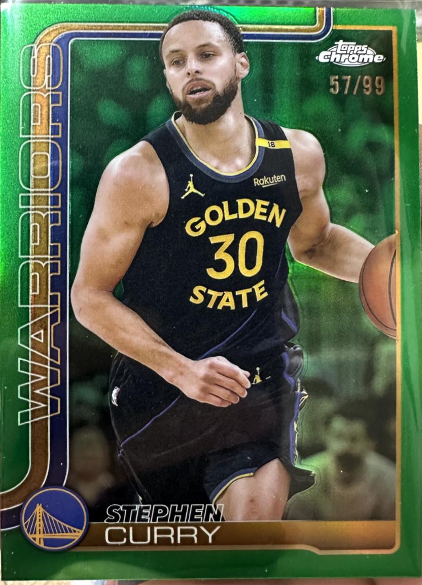 Stephen Curry [Green Refractor] #201