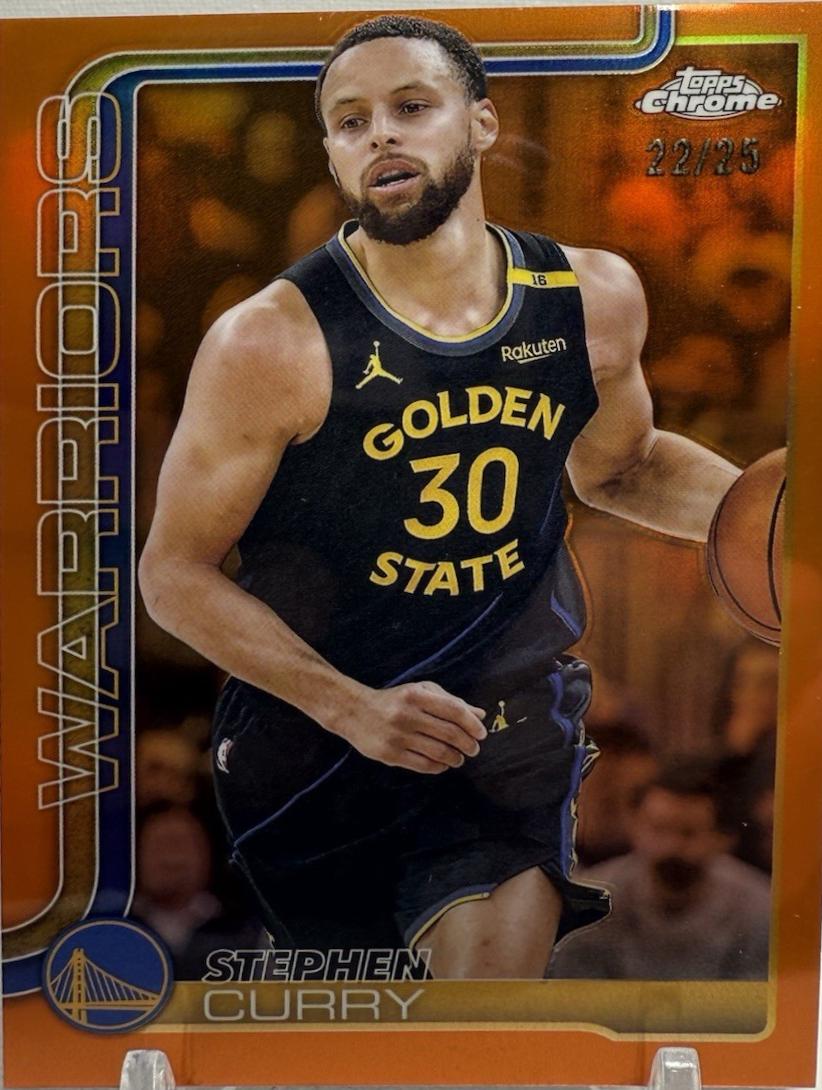 Stephen Curry [Orange Refractor] #201