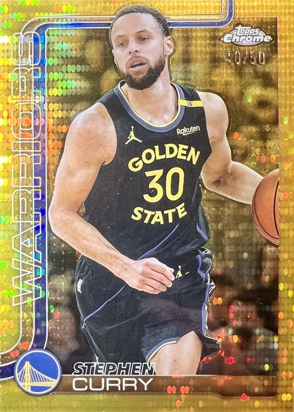 Stephen Curry [Pulsar Gold Refractor] #201