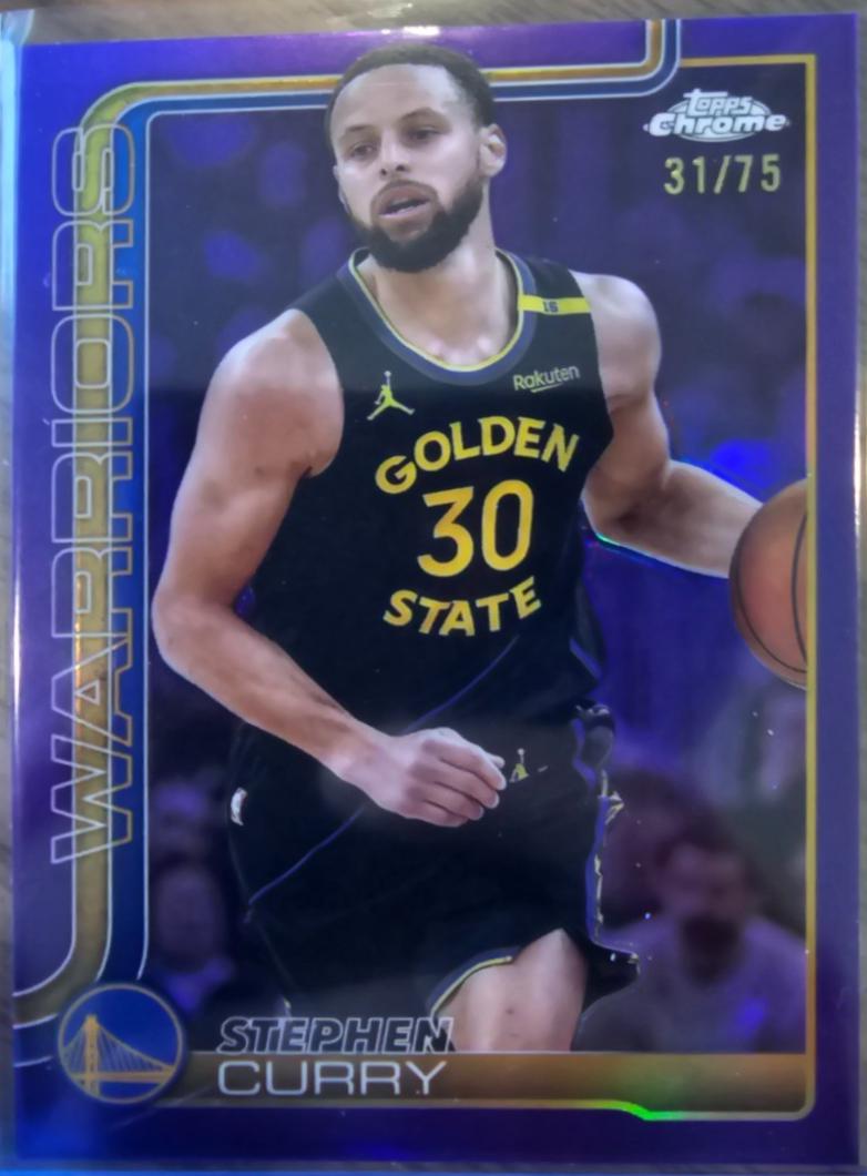 Stephen Curry [Purple Basketball Refractor] #201
