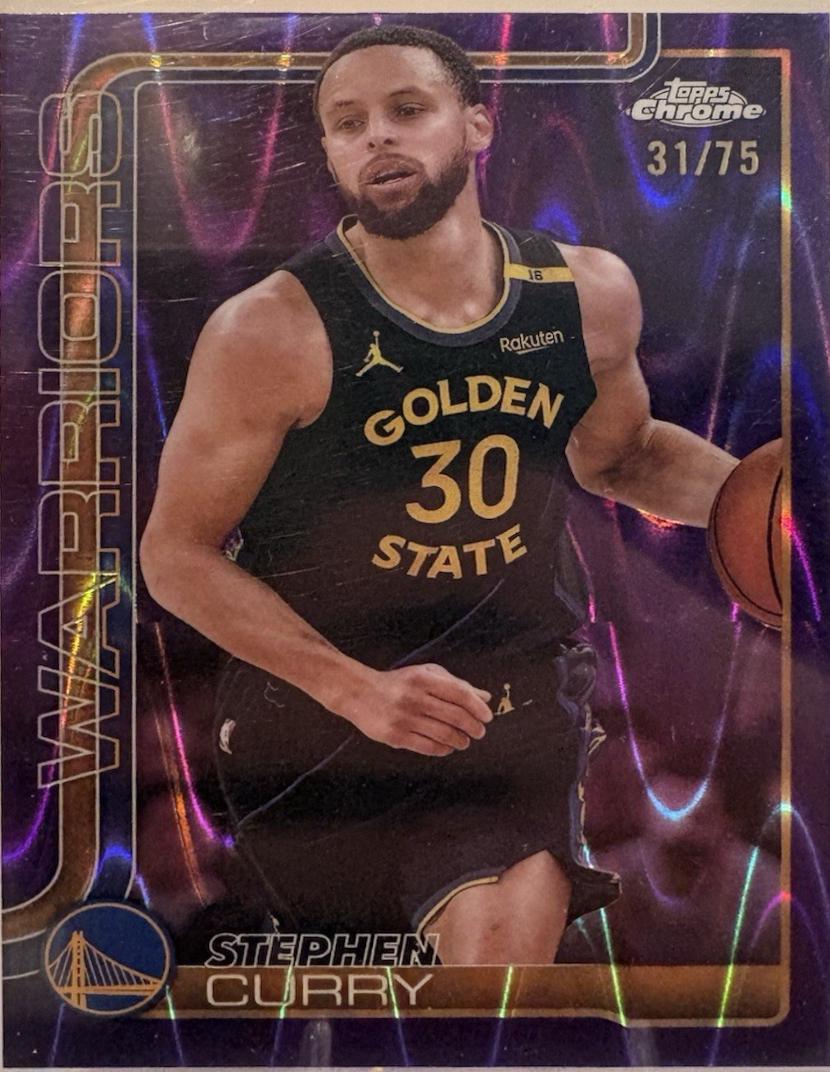 Stephen Curry [Purple Refractor] #201