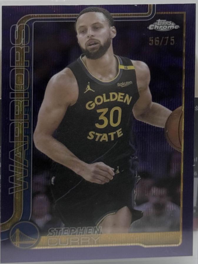 Stephen Curry [Purple Wave Refractor] #201