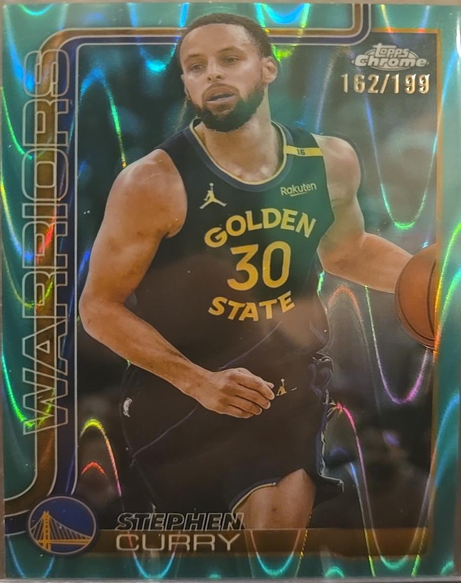 Stephen Curry [RayWave Aqua Refractor] #201