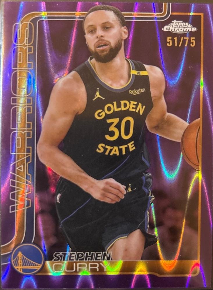 Stephen Curry [RayWave Purple Refractor] #201