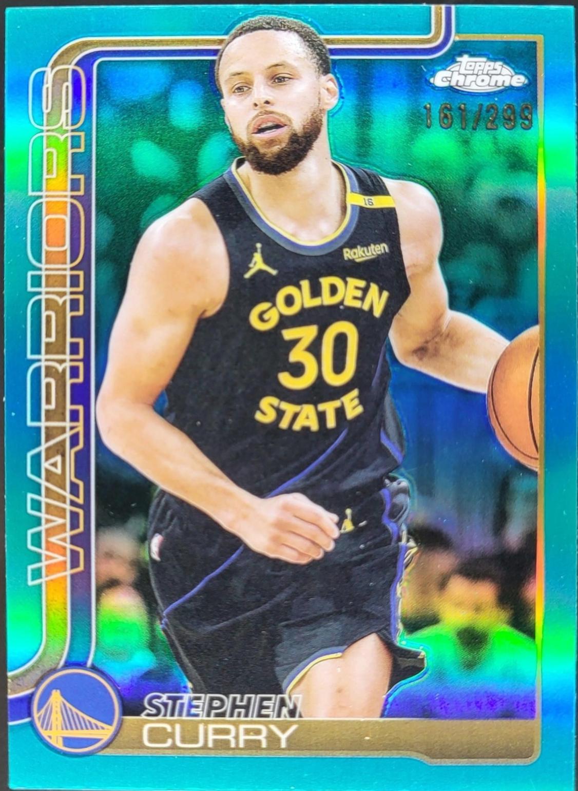 Stephen Curry [Teal Refractor] #201
