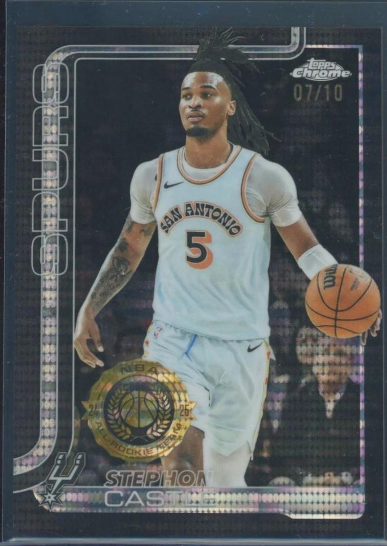 Stephon Castle [Black Basketball Refractor] #228