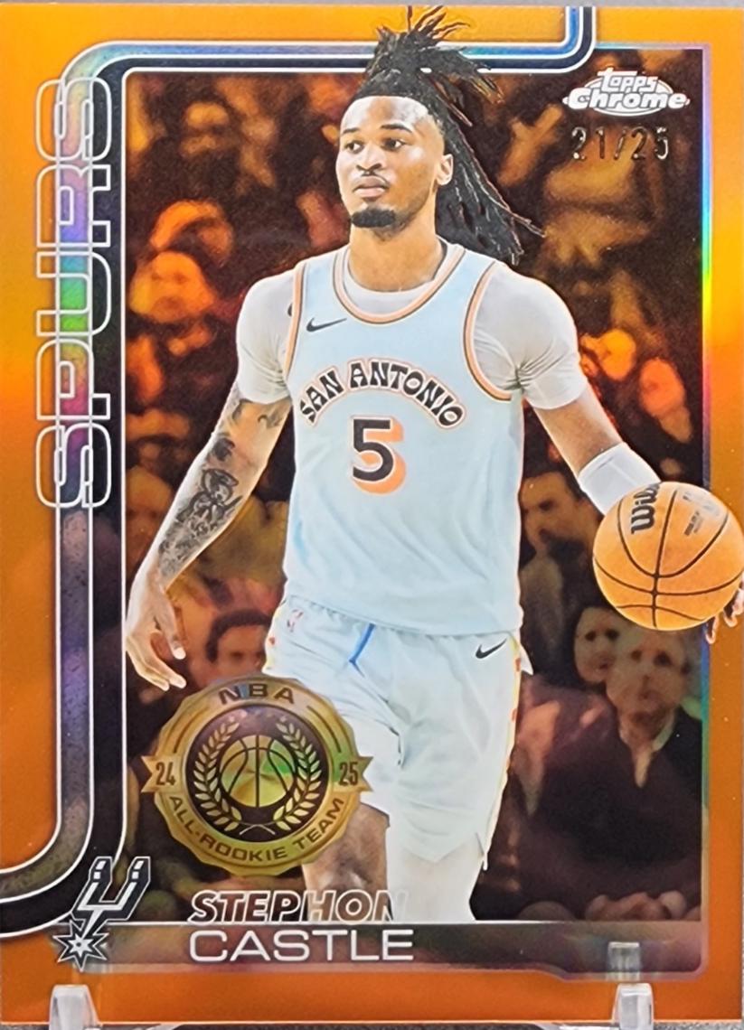 Stephon Castle [Orange Basketball Refractor] #228