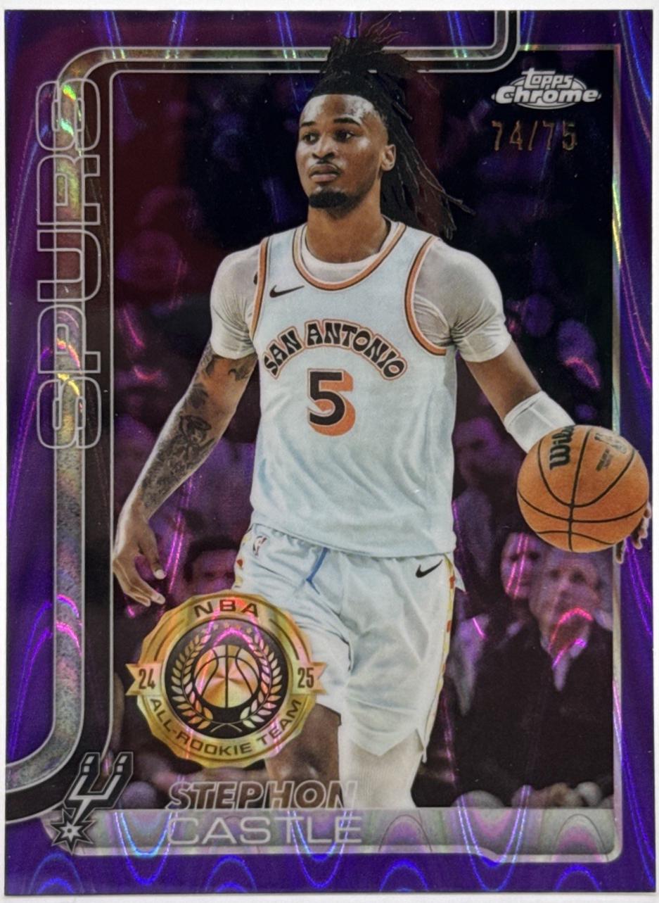Stephon Castle [Purple Basketball Refractor] #228