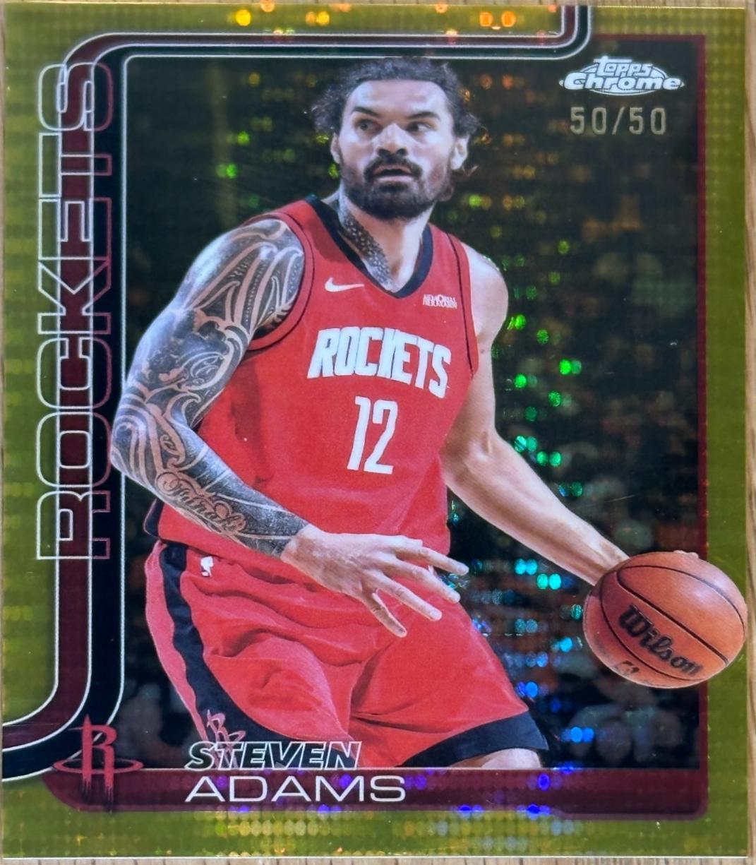 Steven Adams [Gold Basketball Refractor] #12