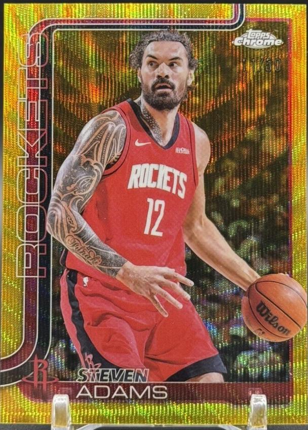 Steven Adams [Gold Wave Refractor] #12