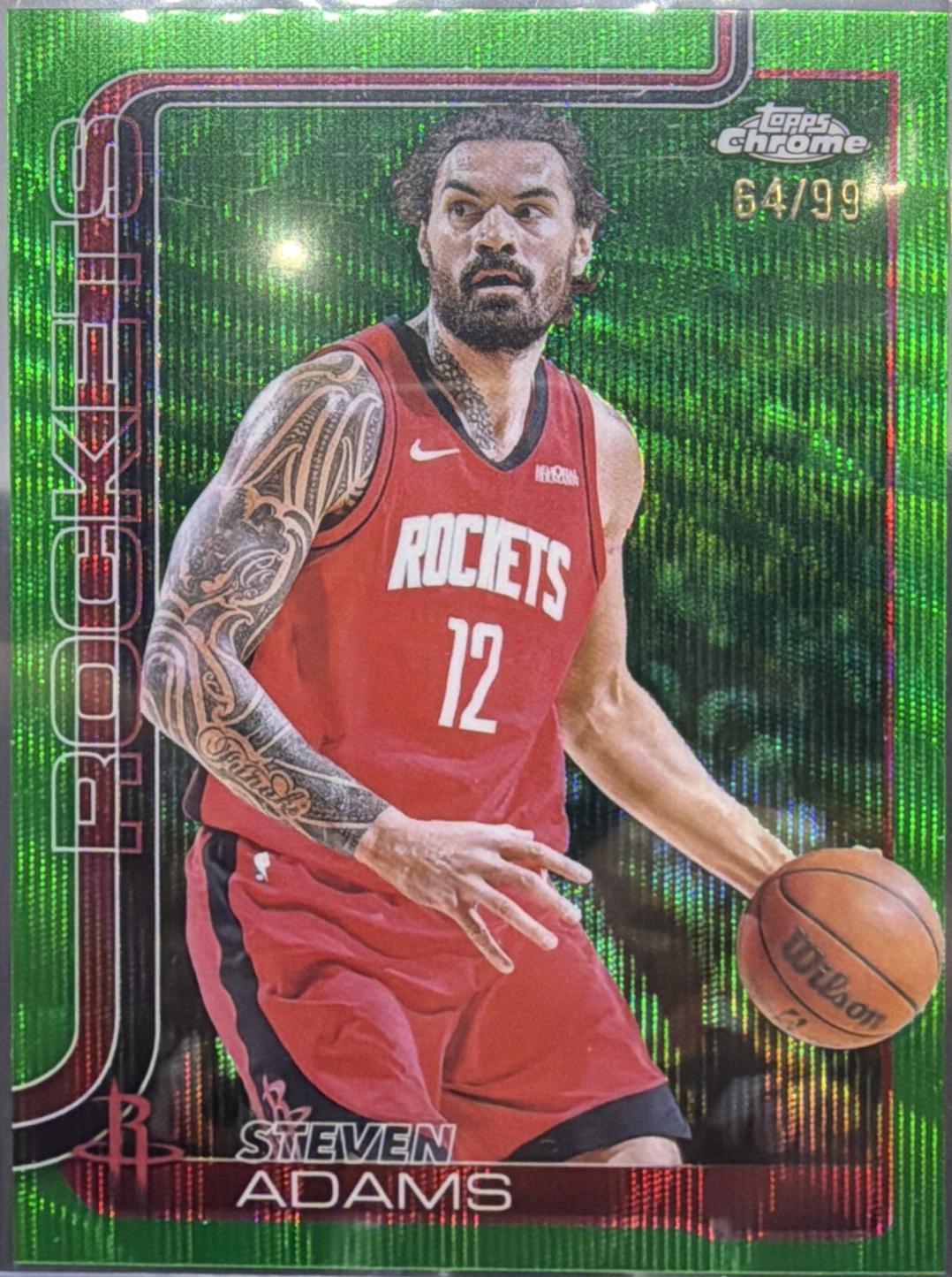 Steven Adams [Green Basketball Refractor] #12
