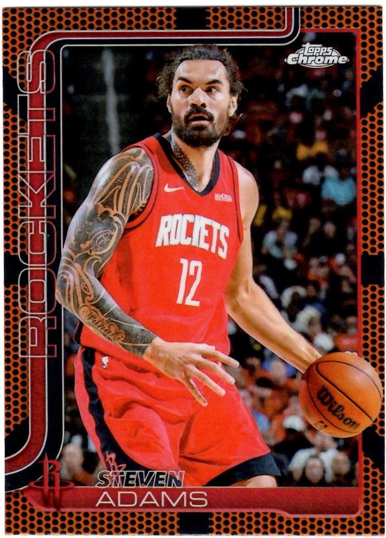 Steven Adams [Orange Basketball Refractor] #12