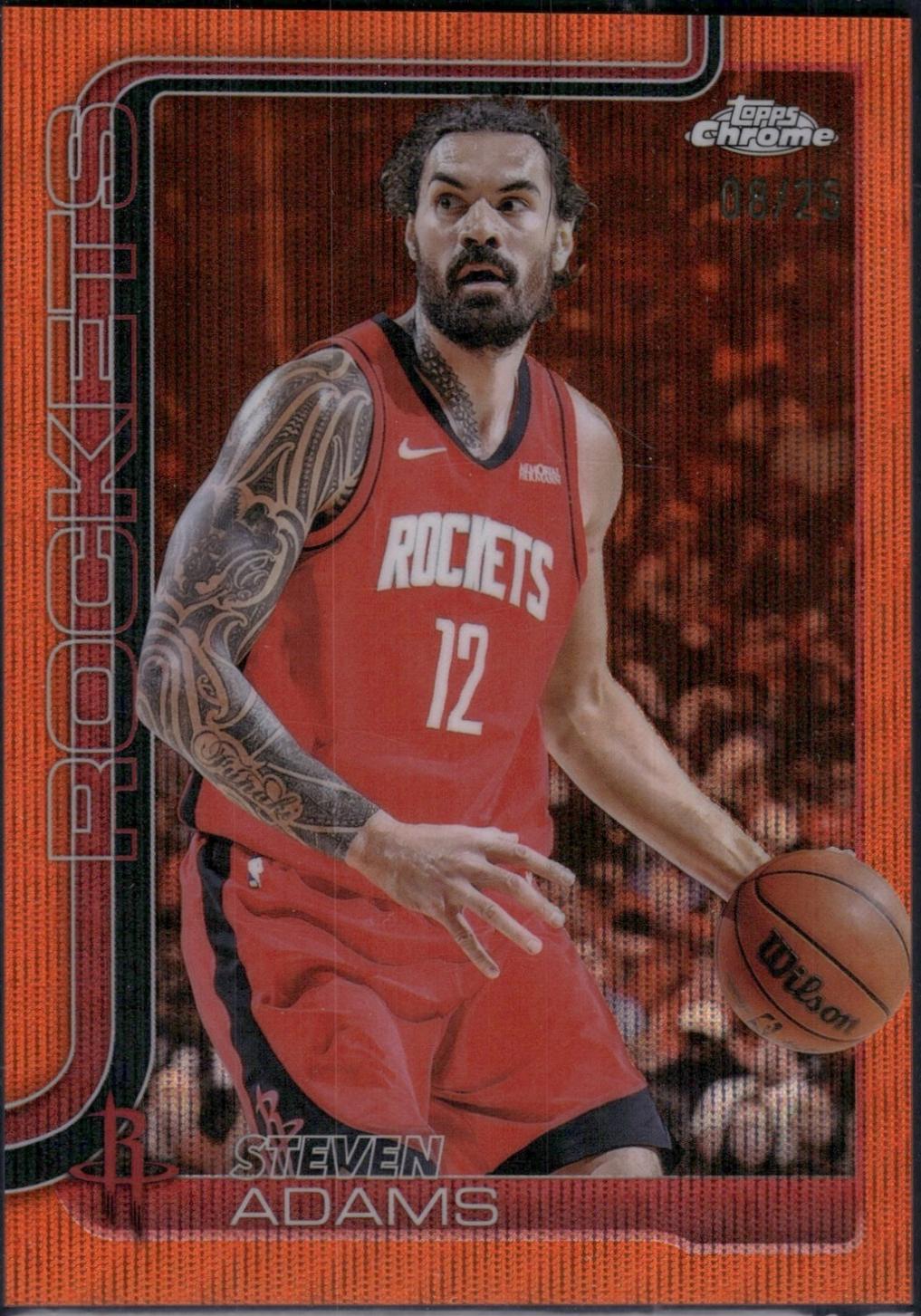 Steven Adams [Orange Wave Refractor] #12